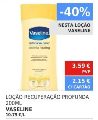 Minipreço Loção Recuperação Profunda 200ml VASELINE promoção