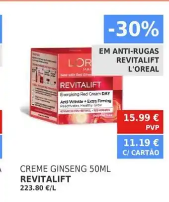 Creme Ginseng 50ml REVITALIFT