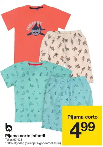 Zeeman Pijama Corto Infantil 92-128 promoção