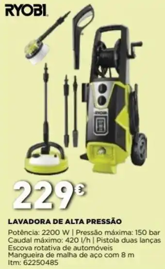 Bricomarché Ryobi Lavadora de Alta Pressão 2200w promoção