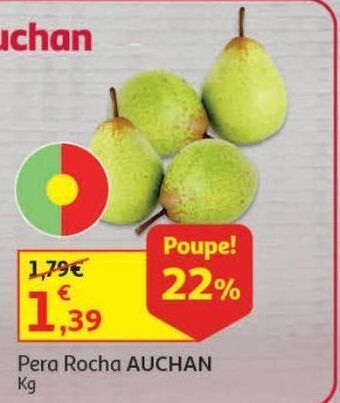 Pera rocha auchan, kg