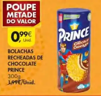 Bolachas Recheadas de Chocolate Prince 300g