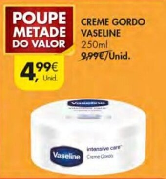 Pingo Doce Creme Gordo Vaseline 250ml promoção