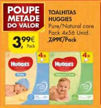 Toalhitas Huggies Pack 4x56 Unid