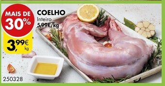 Pingo Doce Coelho Inteiro promoção
