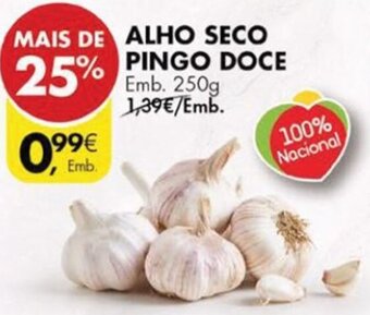 Pingo Doce Alho Seco Pingo Doce 250g promoção