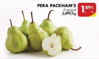 Pingo Doce Pera Packham's promoção