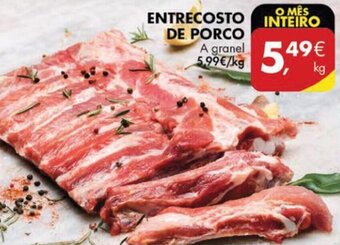 Pingo Doce Entrecosto de Porco promoção
