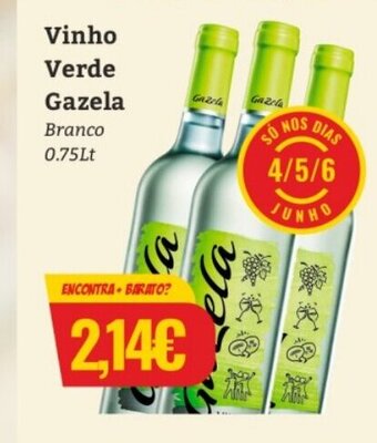 Vinho Verde Gazela 0,75lt