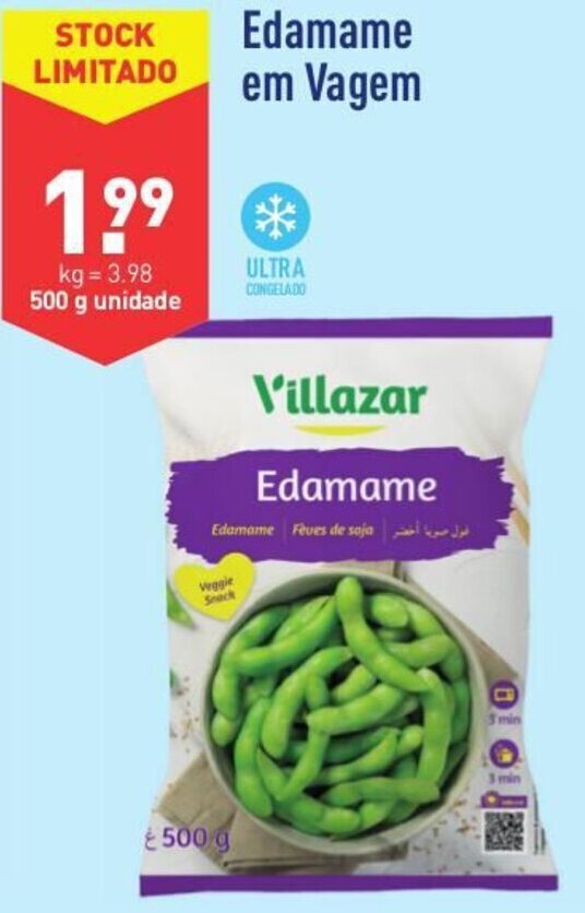 Promoção Edamame em Vagem 500g em ALDI