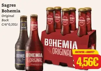 Sagres Bohemia C/6*0,33Lt