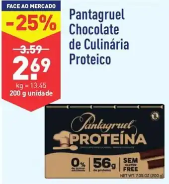 ALDI Pantagruel Chocolate de Culinária Proteico 200g promoção