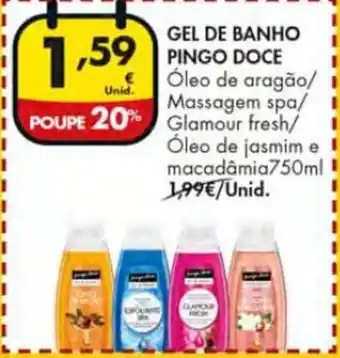 Pingo Doce Gel de Banho Pingo Doce 750ml promoção