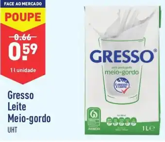 ALDI Gresso Leite Meio-gordo 1L promoção