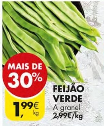 Pingo Doce Feijão Verde promoção