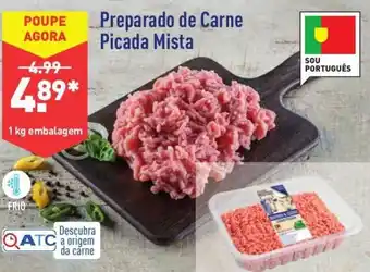 ALDI Preparado de Carne Picada Mista 1kg promoção