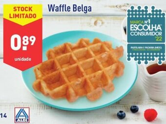 ALDI Waffle Belga promoção