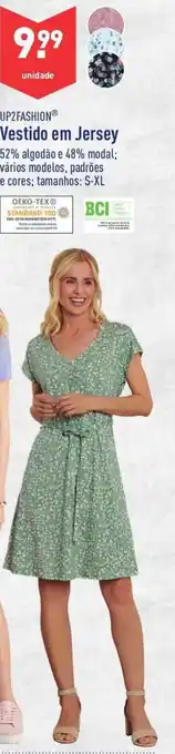 ALDI Up2Fashion Vestido em Jersey S-XL promoção