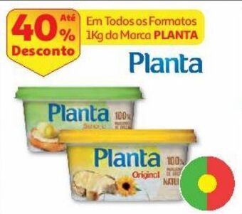 Auchan Creme vegetal planta promoção