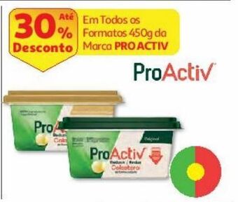 Auchan Creme vegetal pro activ promoção