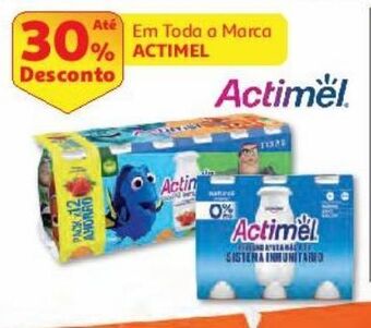 Auchan Probiotico actimel promoção