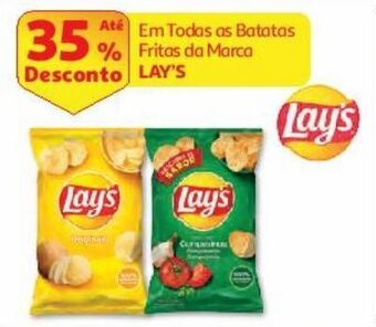 Auchan Batatas fritas lisas lay's promoção