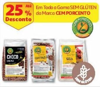 Auchan Choco crispies cem porcento promoção