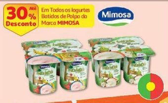 Auchan Iogurte batido mimosa promoção