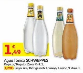 Auchan Agua tonica schweppes promoção
