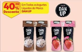 Auchan Iogurte liquido dan up promoção