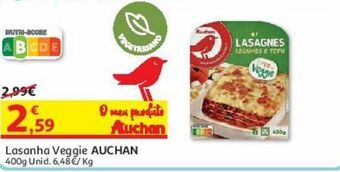 Auchan Lasanha auchan:veggie 400 g promoção