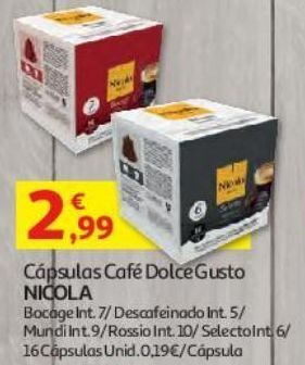 Auchan Cápsulas nicola promoção