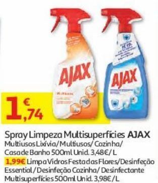 Auchan Limpa vidros ajax promoção