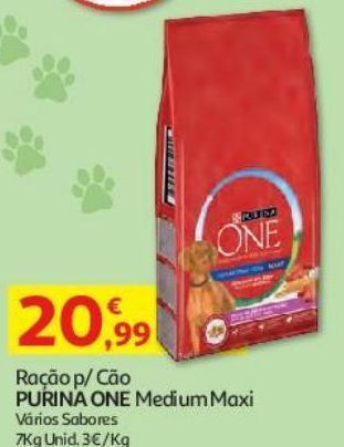 Auchan Ração cão purina one promoção