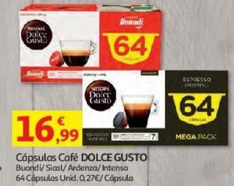 Auchan Cápsulas dolce gusto promoção