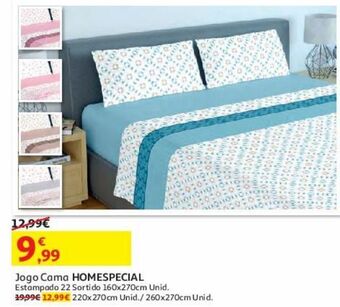 Auchan Jogo cama homespecial promoção