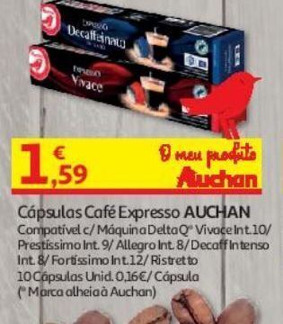 Auchan Café expresso dq auchan promoção