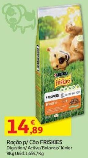 Auchan Ração cão friskies promoção