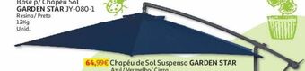 Auchan Chapeu sol suspens garden star promoção