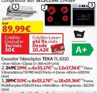 Auchan Exaustor telescópico teka promoção