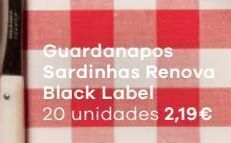 El Corte Inglés Guardanapos de papel renova promoção