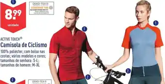 ALDI Active Touch Camisola de Ciclismo Senhora M-XL/Homem M-XL promoção