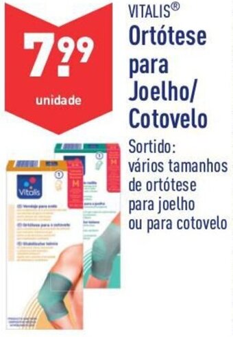 ALDI Vitalis Ortótese para Joelho/Cotovelo promoção