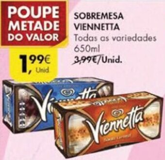 Pingo Doce Sobremesa Viennetta 650ml promoção
