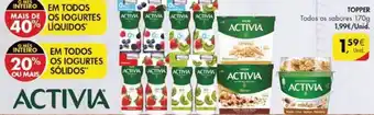 Pingo Doce Activia Topper Todos os Sabores 170g promoção