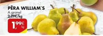 Pingo Doce Pêra William's promoção