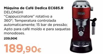 El Corte Inglés Cafeteira delonghi promoção