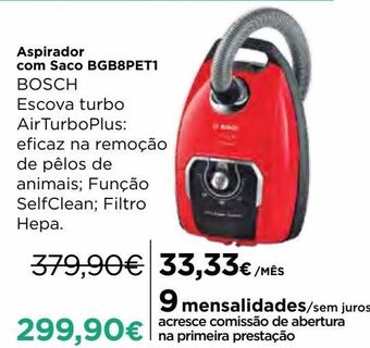 El Corte Inglés Aspirador com saco bosch promoção