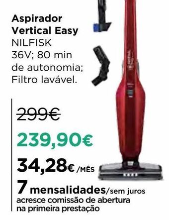 El Corte Inglés Aspirador de pó nilfisk promoção