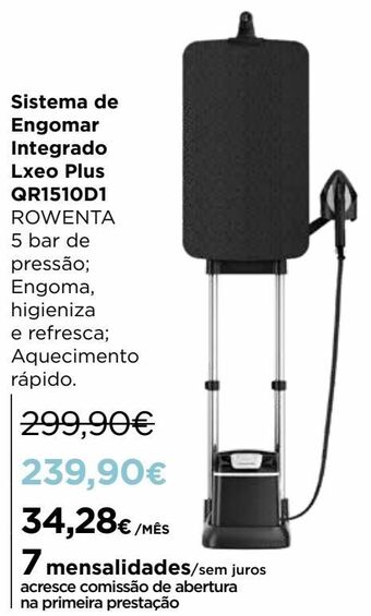 El Corte Inglés Eletrodomésticos rowenta promoção